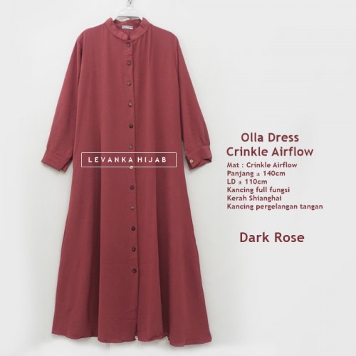 Olla-005 Olla Dress Crinkle Airflow